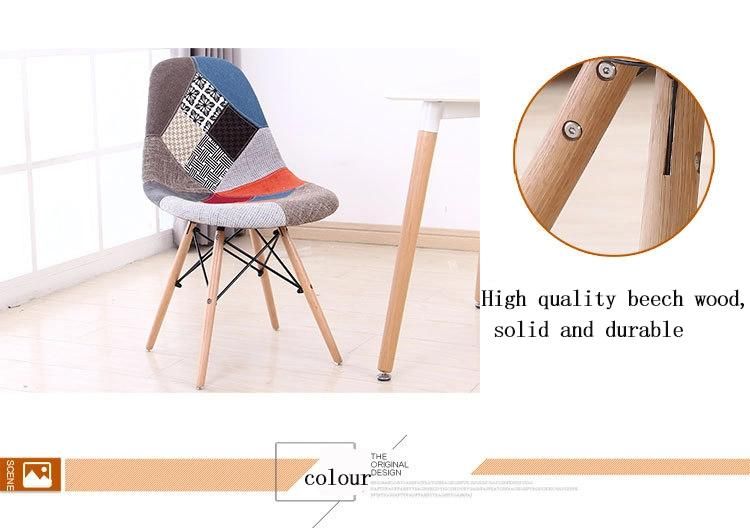 Cloth Art Chair Retro French Italian Spanish Living Room Dining Room Furniture Modern Dining Chair Dining Table and Chair Wholesale