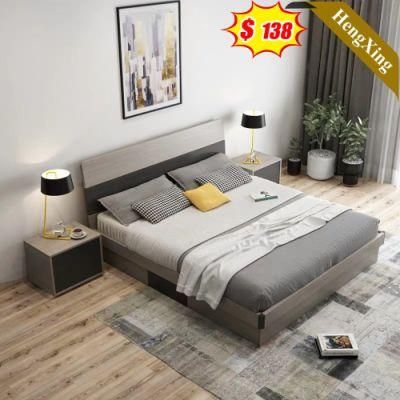 Hot Sale Complete Bedroom Set Modern High Gloss Home Furniture Storage Bedroom Bed