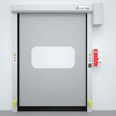 PVC Electric Industrial High Speed Zipper Door with Remote Control
