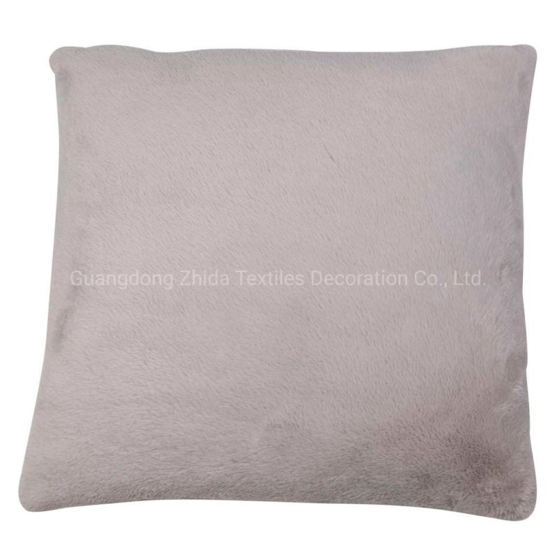 Home Decor Short Pile Fur Decorative Throw Sofa Cover Pillow Fabric