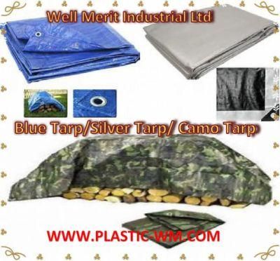 Medium Duty Waterproof 4mil-6mil Poly Tarp