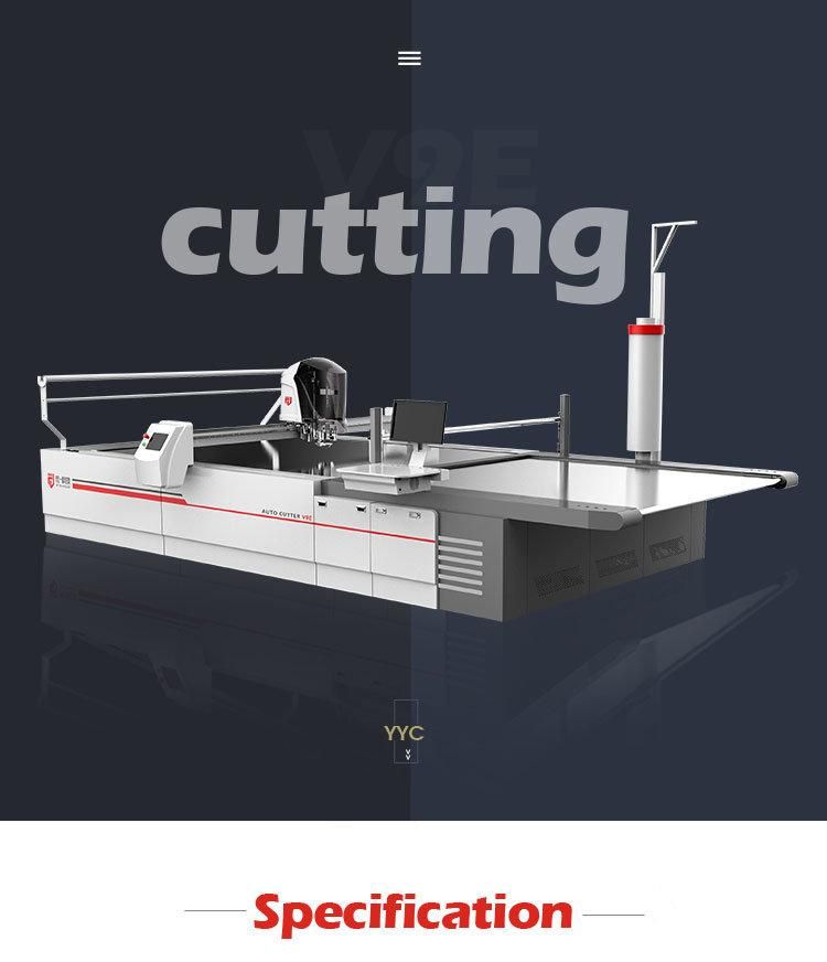 Premium New Yyc Auto Automatic Nylon Apparel Zig Zag Fabric Cutter Cutting Bed Machine Machinery for Indonesia