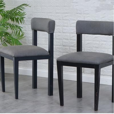 Coffee Shop Backrest Wrought Iron Dining Chair Noodle Restaurant Drink Shop Leisure Table and Chair Snack Bar Milk Tea Dessert Shop Chair