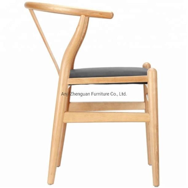 Hot Selling Wishbone Wood Home Rattan Garden Furniture Dining Chair (ZG16-012)