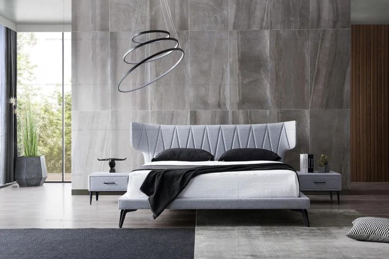Modern Bedroom Furniture Beds Wall Bed Bedroom Bed King Bed Gc1801