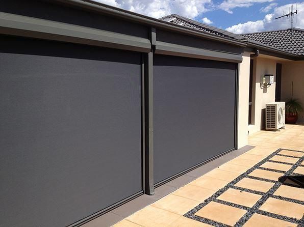 Electrical Outdoor Zip System Roller Blinds