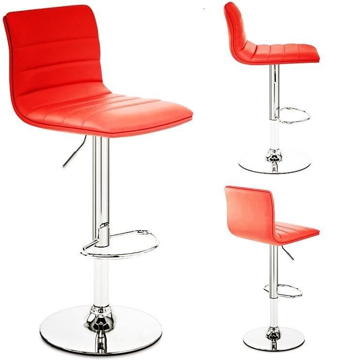 Salon Counter High Bar Chair modern Cafe Bar Stool with Lift Swivel Barber Bar Stool for Dining