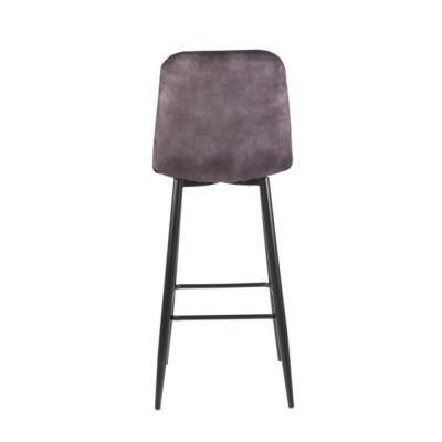 Modern Design Comfortable Fabric or PU Bar Chair Bar Stool Dining Leisure Chair