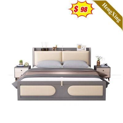 Elegant Modern Bedroom Sets Furniture Storage Plywood Melamine MDF Wall Single Kids Bed