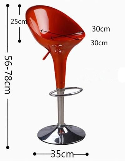 Lifting Cosmetic Backrest, Rotating High-Legged Front Desk Bar Chair