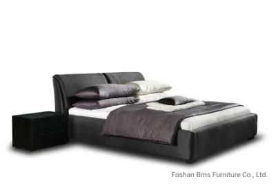 China Modern Home Furniture Super Double King Size Upholstered Fabric Bed
