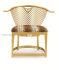Gold Leopard Print Chair Dining Chair with Stainless Steel Cutout Pattern Backrest