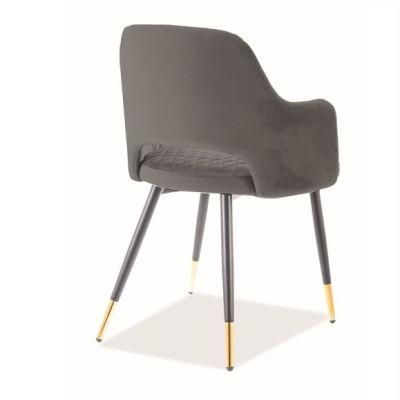 Chaise Restaurant Lounge Chaises Dining Chair Luxury Velvet
