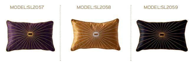 Home Bedding Small Rectangle Sofa Fabric Upholstered Pillow