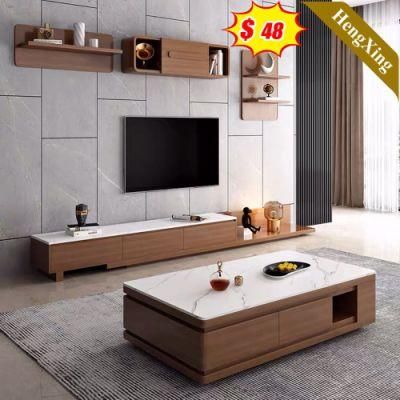 Elegant Stylish Home Living Room Bedroom Modern Furniture Marble Top TV Stand Coffee Table