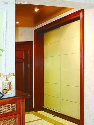 Golden Decorative Wall Lacquered Glass (SC-068)