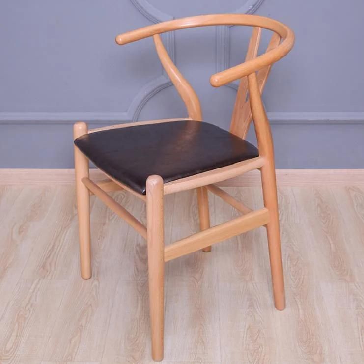 Restaurant Furniture Wishbone Style Seats CH24 Chair Chine Classic Solid Wood Rope Woven Chair