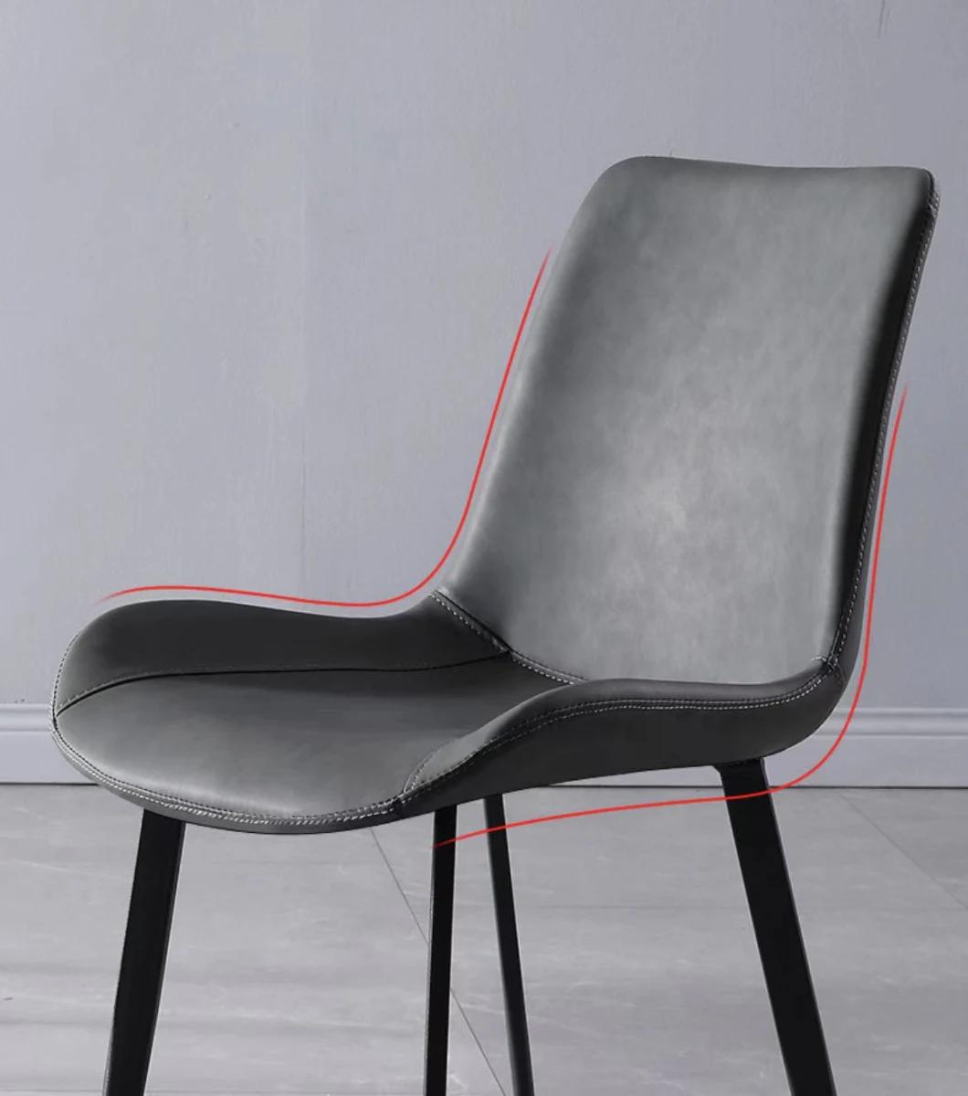Okay Luxury Nordic Design Dinning Furniture Sillas Metal Leg Upholstery Fabric Modern Velvet Dining Chairs for Dining Room Restaurant