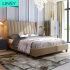 Linsy Flat Wood China King Bedroom Furniture Fabric Bed Rax2a