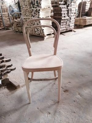 Kvj-Ec13 Traditional Rattan Solid Wood Bentwood Dining Chair