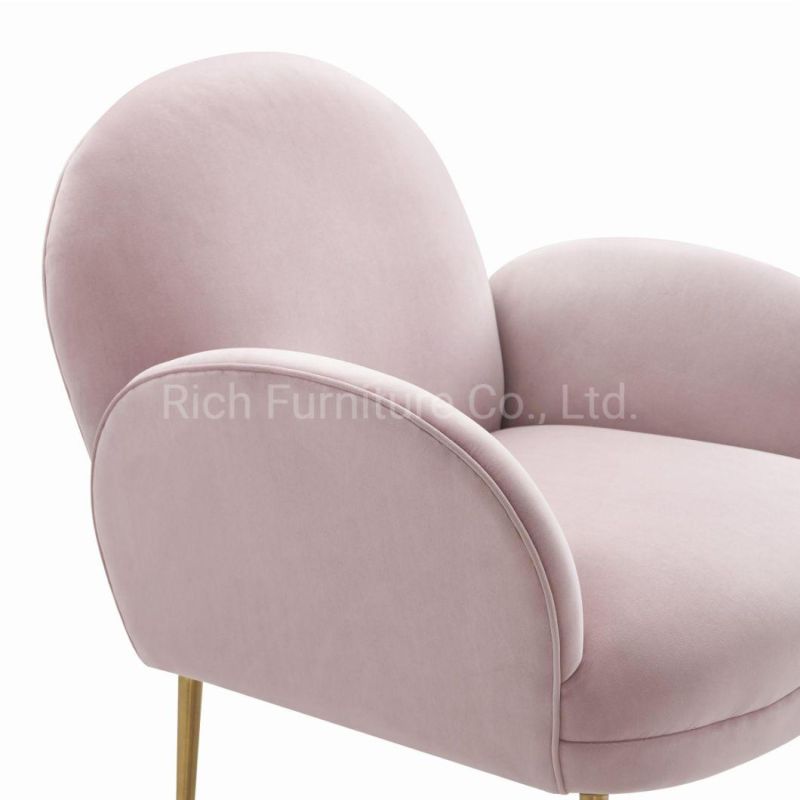 China Manufacturer Modern Design Leisure Fabric Chairs for Living Room