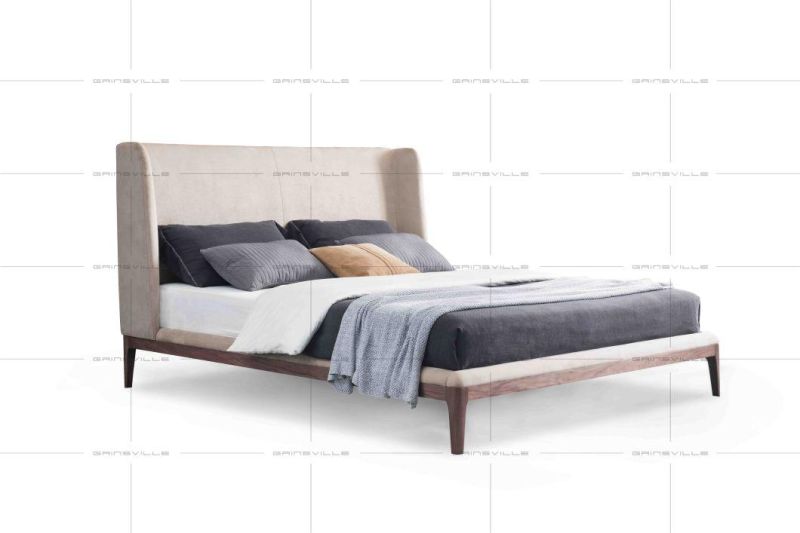 Gc1831 Guangdong Factory Wooden Legs Wall Bed for Bedroom Furniture