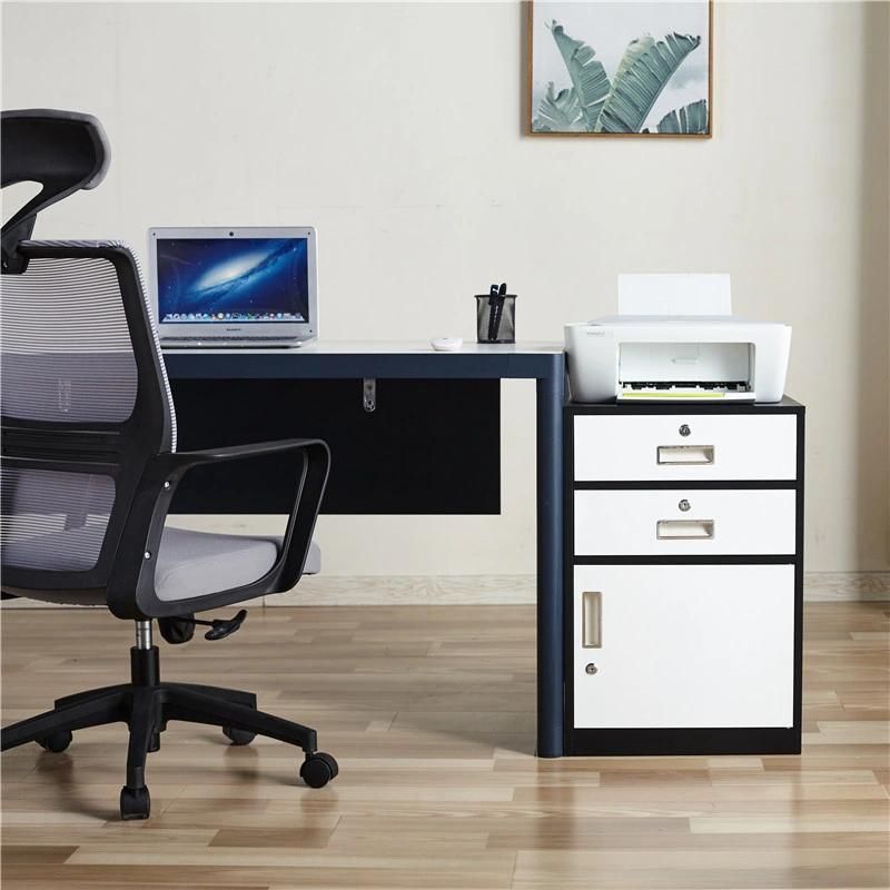 2 Drawer Metal Cabinet Filing Storage Cabinets with 1 Door File Cabinet for Office School
