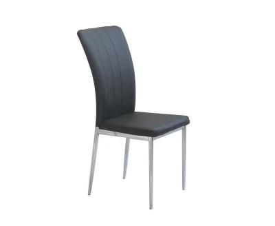 Dining Room Chair Modern Style Furniture Metal Legs Grey Upholstered Dining Chairs