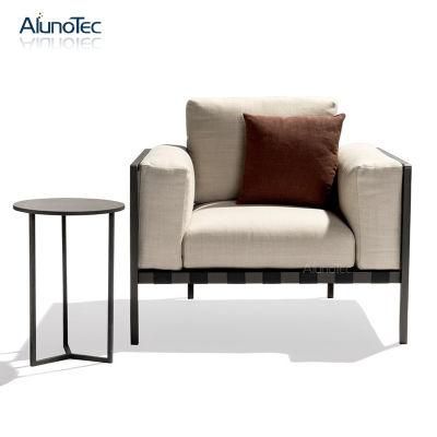 China Supplier Waterproof Fabric Metal Frame Armchair