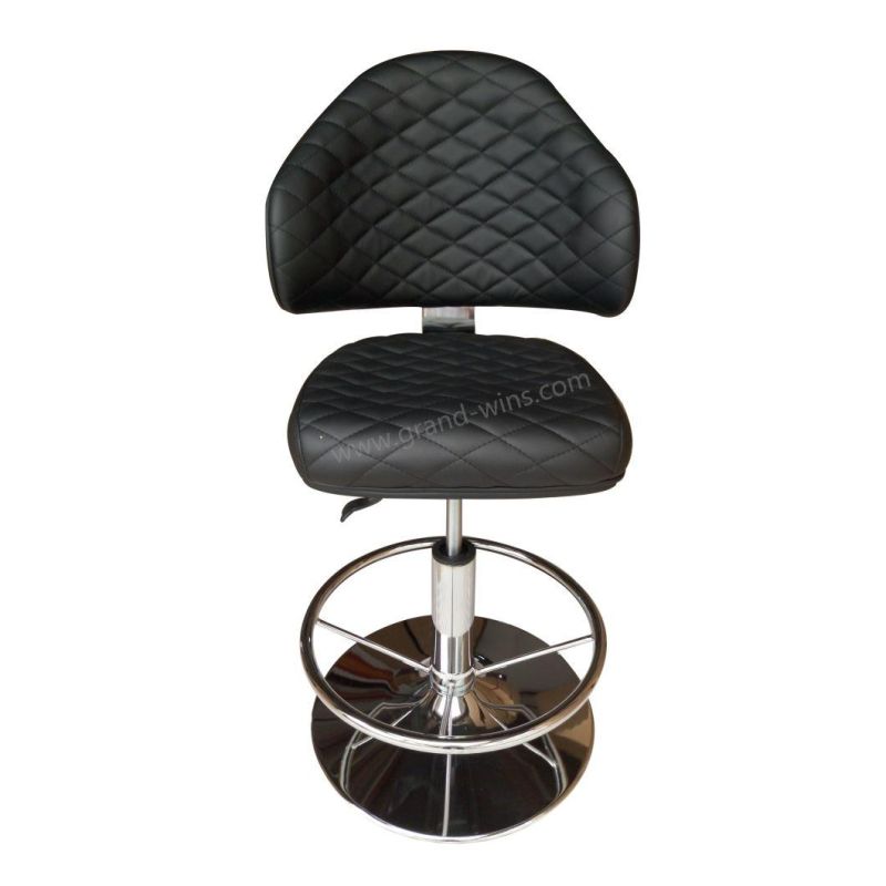 Heavy-Duty Adjustable Height Metal Used Bingo Chairs for Casino