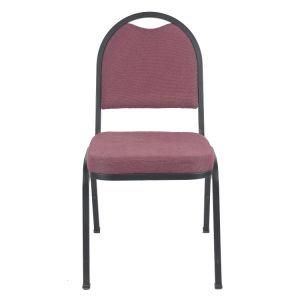Modern Office Chair for Auditorium/Hall/Church with Metal Frame and Fabric