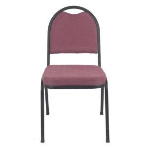 Modern Office Chair for Auditorium/Hall/Church with Metal Frame and Fabric
