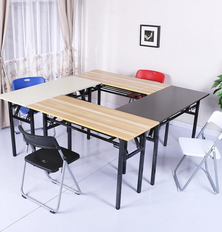 Simple Design Dining Wooden Leg Indoor Outdoor Home Folding Table