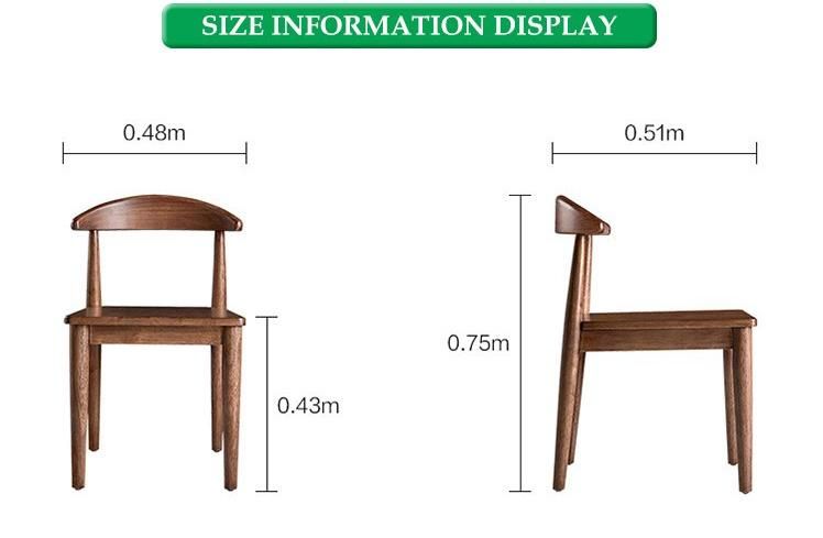 Furniture Modern Furniture Chair Home Furniture Wooden Furniture Modern Unique Design Solid Oak Wood Classic Furniture Dining Room Chair with Wood Legs