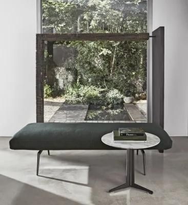 Ffl-13 Chaise Lounge, Metal Frame with Fabric Chaise Lounge, Italian Design Furniture in Home and Hotel