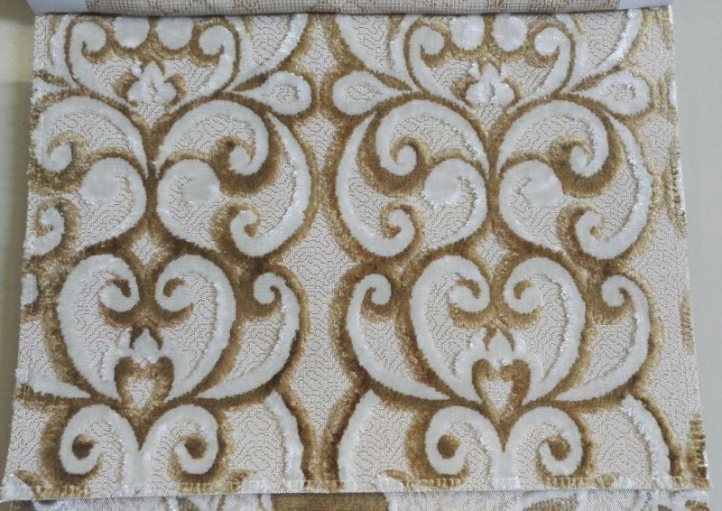 Home Textile Wholesale Cut Velvet Upholstery Pillow Fabric