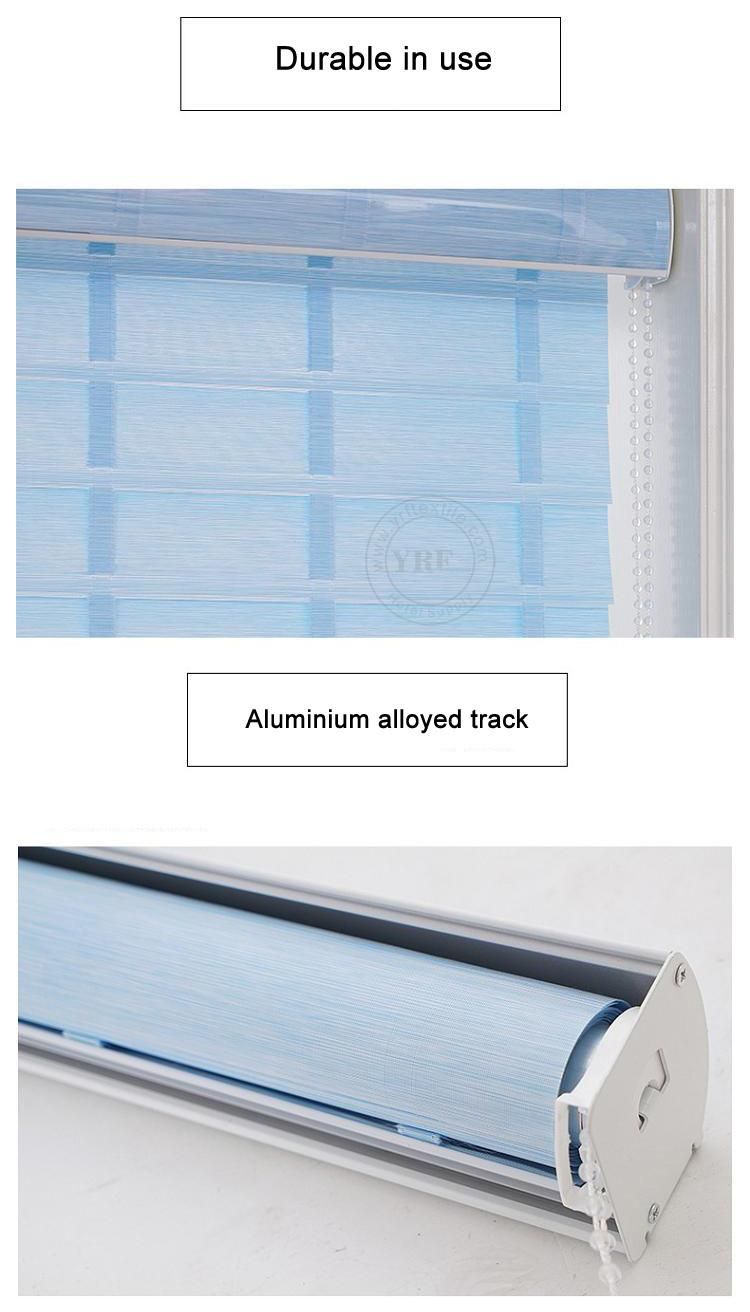 Wholesale Hotel Decor Soft Gauze 100% Polyester Sheer Shade Roller Blinds