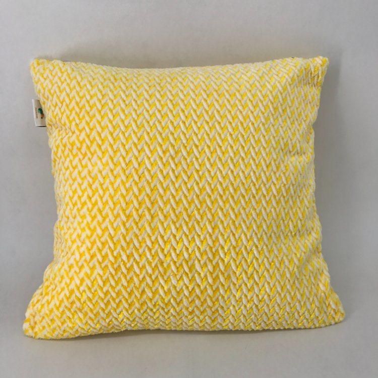 Multi Color Melange Jacquard Plush Flannel Fleece Bedding Sofa Cushion