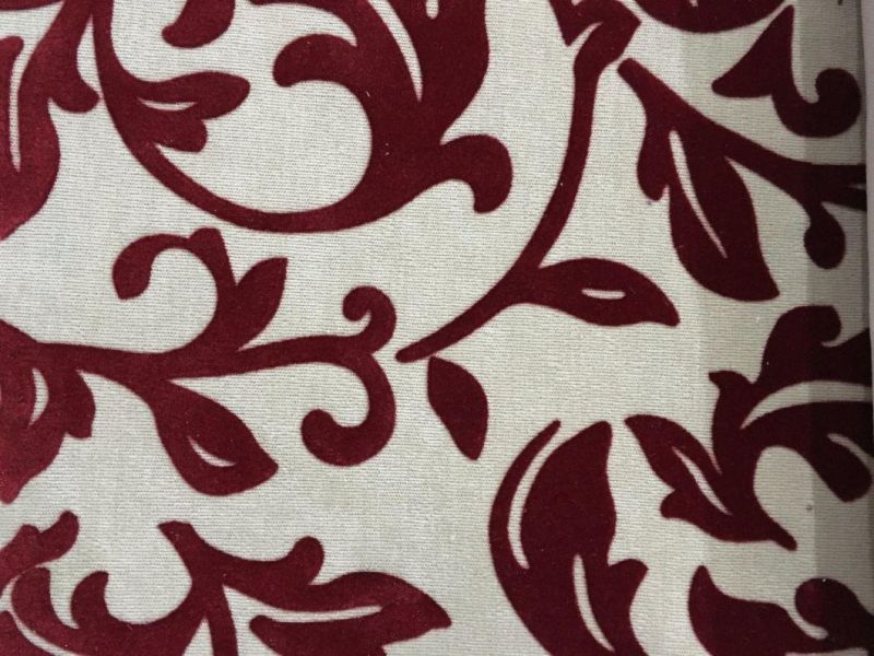 Flocked Fabric Single Flocked Fabric Waterproof Fabric Sofa and Furniture Upholstery Fabric (S05)