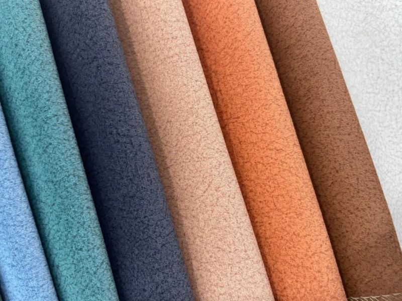 100%Polyester Woven Fake Linen Sofa Fabric (NAQ)