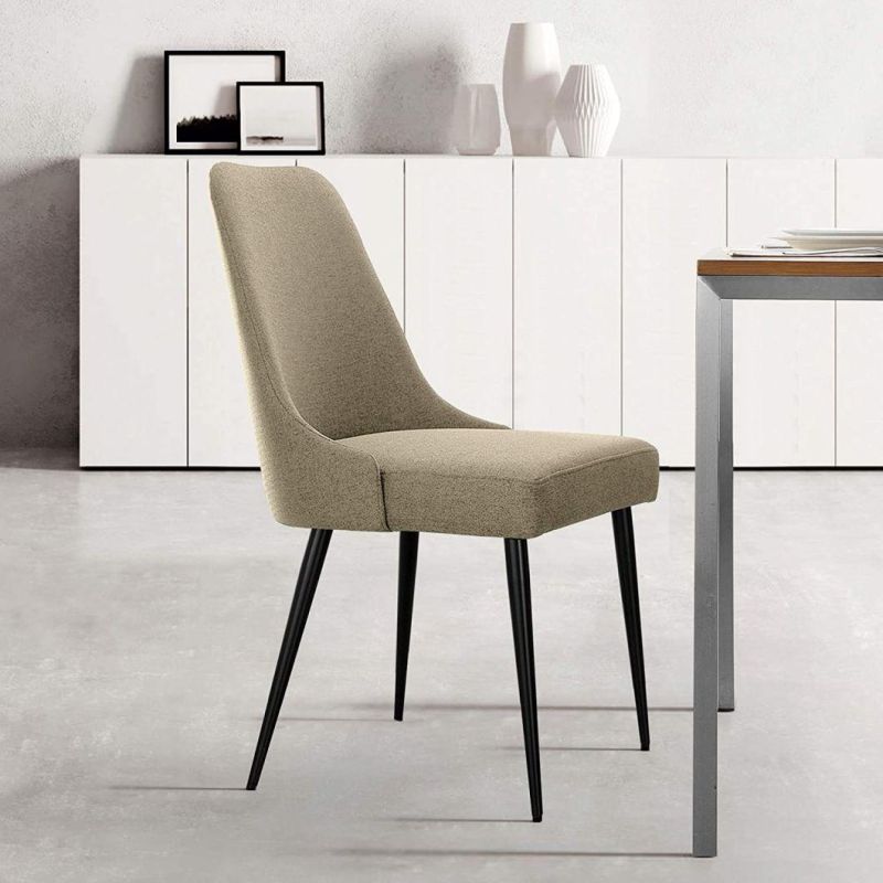 Dining Chair with Good Quality Fabric Sofa Chair