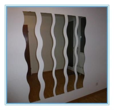 4mm Float Glass Silver Mirror Shaped Plat for Decorative Wall Mirror