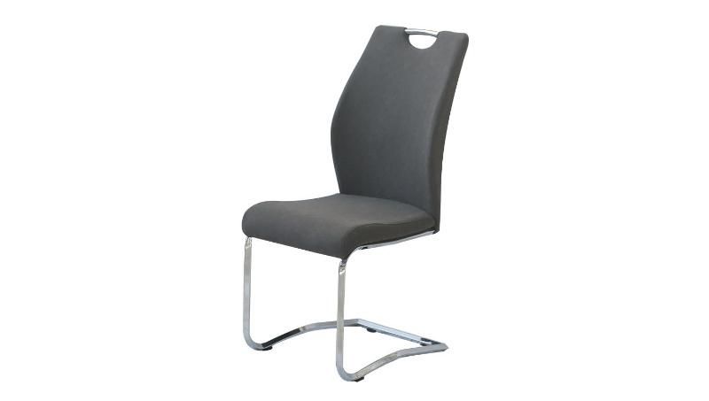 Modern High Back Furniture Stackable Steel Wedding Restaurant Dining Chairs Chromeplate Leg Chair