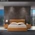 Double Simple Designs King and Queen Size Leather Modern Soft Wall Bed in Bedroom Furniture