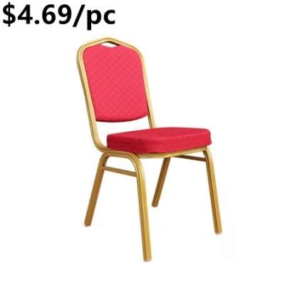 Popular Cheap Price Metal Rental Stackable Restaurant Hall Banquet Chairs