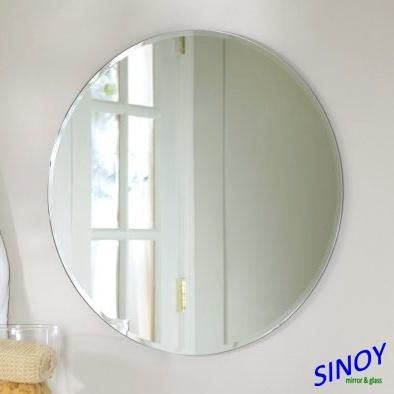 3-6mm Frameless Bathroom Mirror Made of Non-Wave Float Glass Mirror