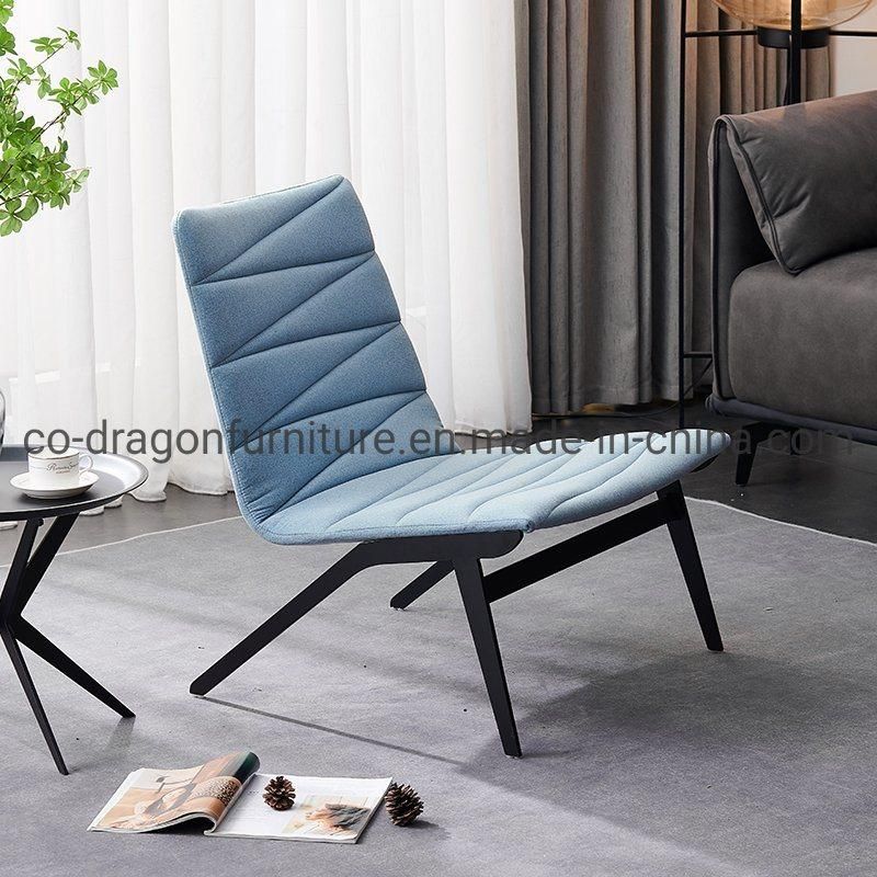 New Design Metal Legs Fabric Lounge Chair for Home Furniture