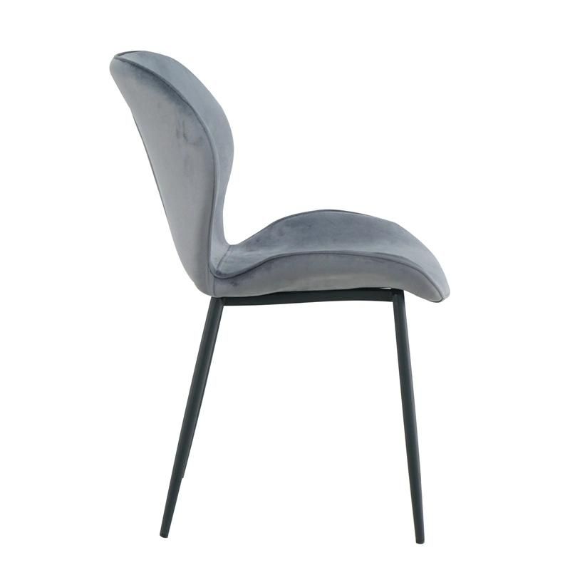 Modern Style Hot Sale Color Restaurant Cafe Upholsteried Fabric Dining Chair