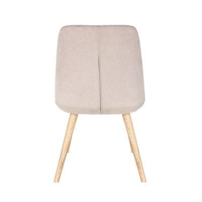 Ash Wooden Legs Dining Chair for Home