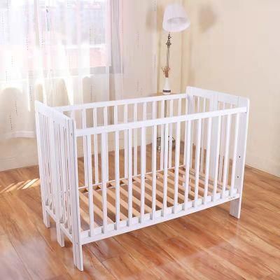 Modern Wooden Design Folding Kindergarten Home Bedroom Baby Cot Bed